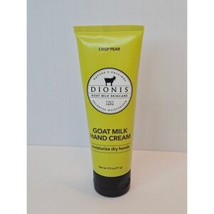 Dionis Goat Milk Hand Cream Crisp Pear Moisturizing Lotion 2.5 oz NEW Sealed